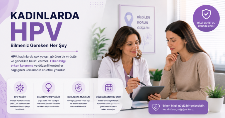 Kadınlarda HPV belirtileri, rahim ağzı tarama süreçleri ve smear testi