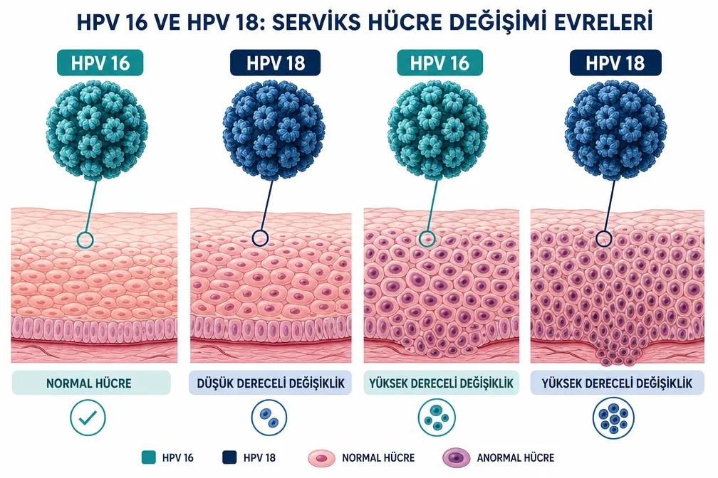 HPV 16 ve 18 Nedir, Nasıl Bulaşır?