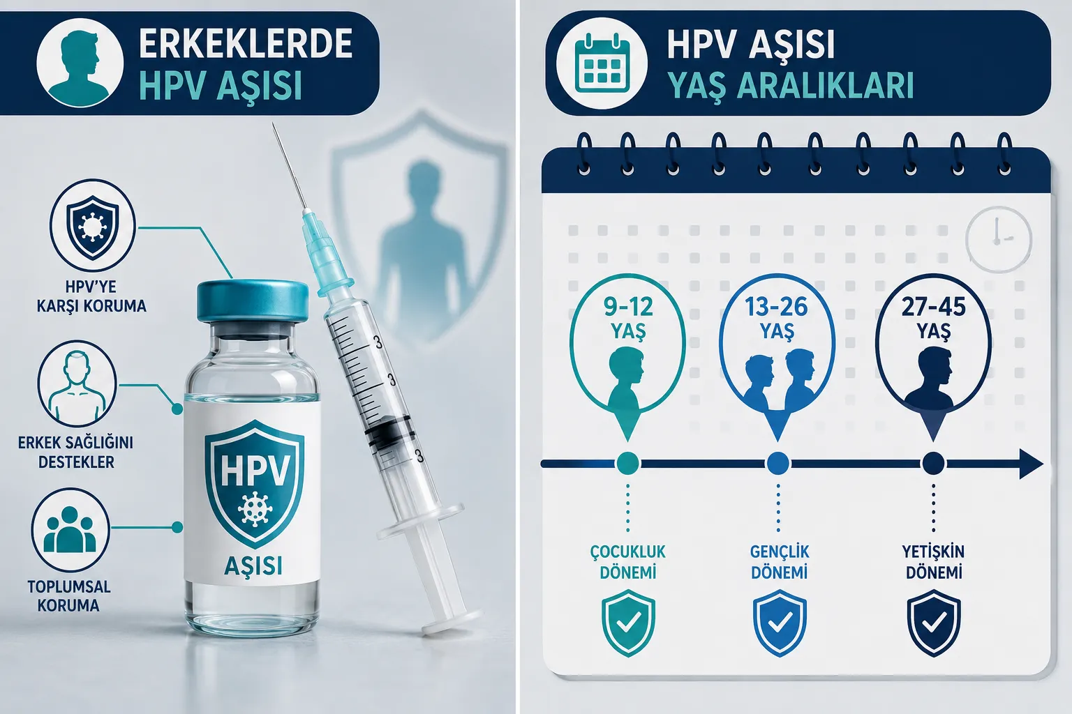 HPV Aşısı Erkekleri Kansere Karşı Korur mu? Kaç Yaşında Yaptırılmalı?