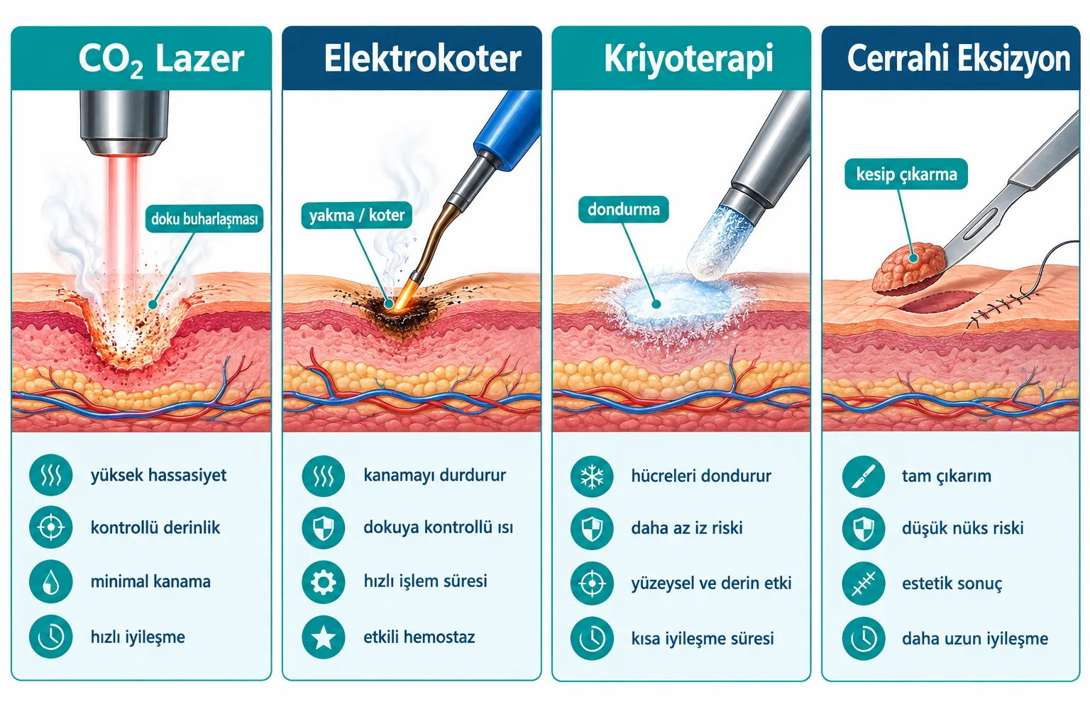 HPV'de Lazer, Yakma ve Ameliyat Yöntemleri Nelerdir?
